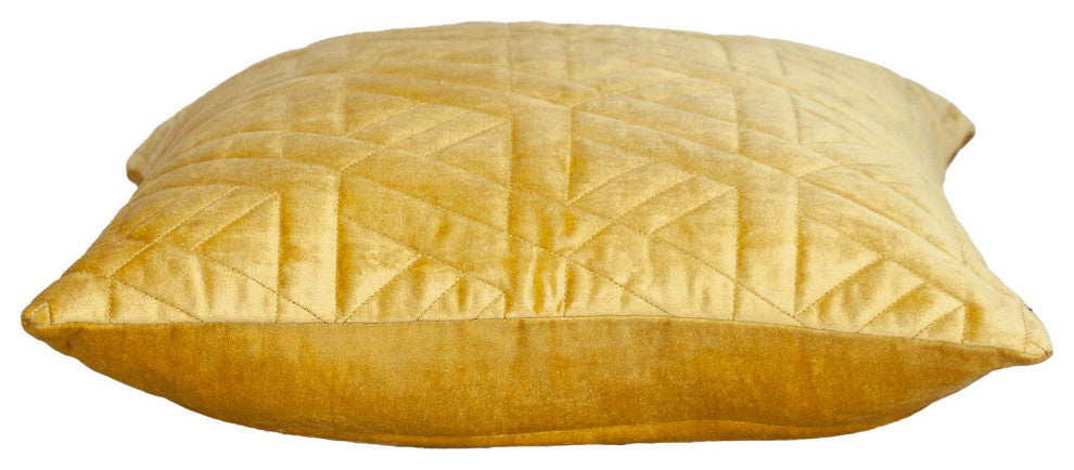 Parkland Collection Delta Yellow Throw Pillow