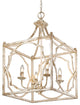 Laurent 4-Light Pendant, Antique Ivory