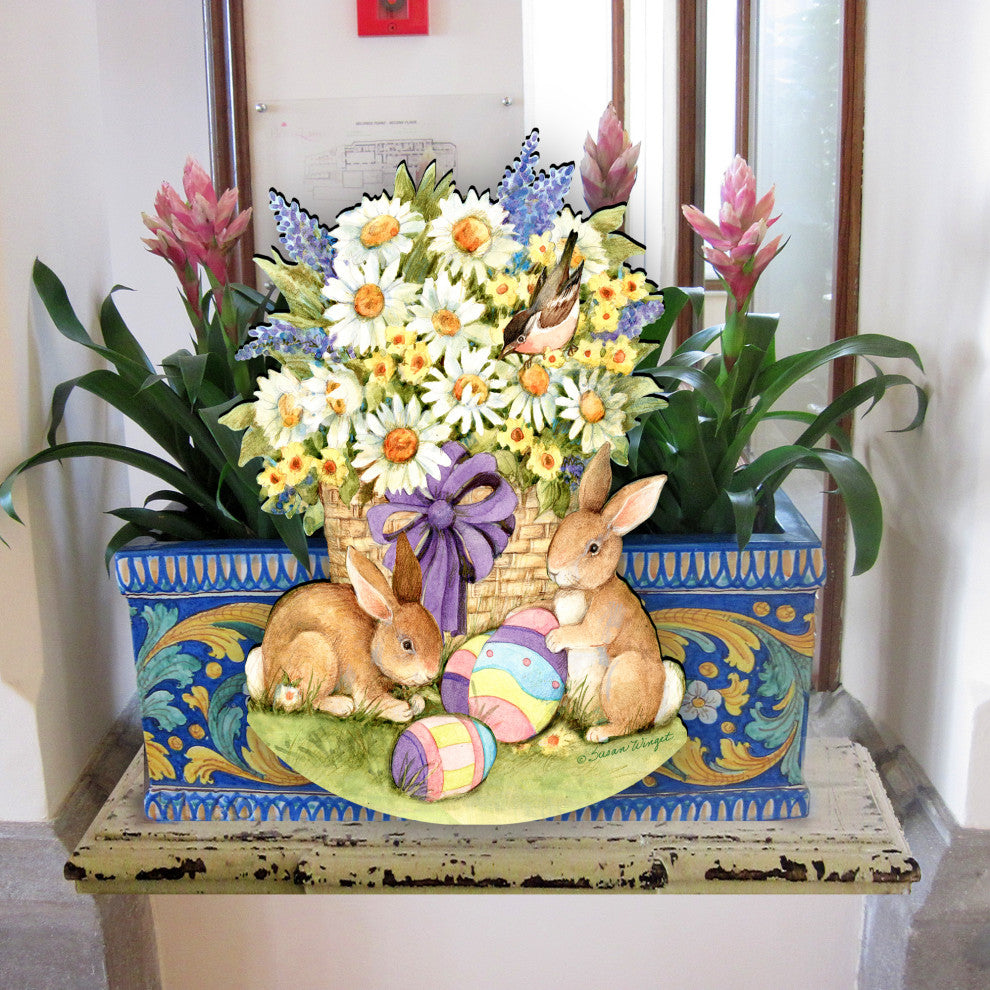 Spring Bunnies Easter Door Decor