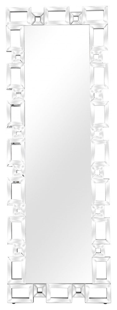 Silver Linked Full Length Mirror