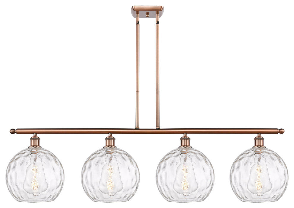 Innovations 516-4I-AC-G1215-10 4 Light Island Light, Antique Copper