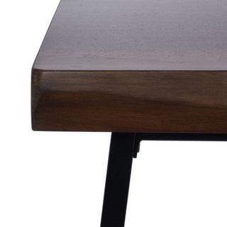 Safavieh Bernhart Desk, Walnut/Black