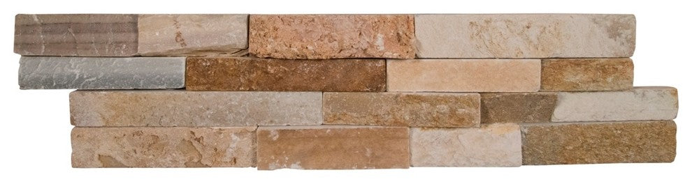 Golden White Ledger Panel Split Face, Sample