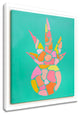 Paradise Pineapple Framed Canvas Tropical Wall Art