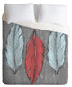 Deny Designs Wesley Bird Feathered Duvet Cover