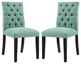 Duchess Dining Chair Fabric Set of 2, Laguna