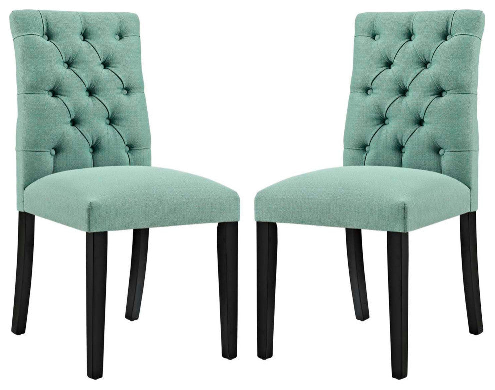 Duchess Dining Chair Fabric Set of 2, Laguna