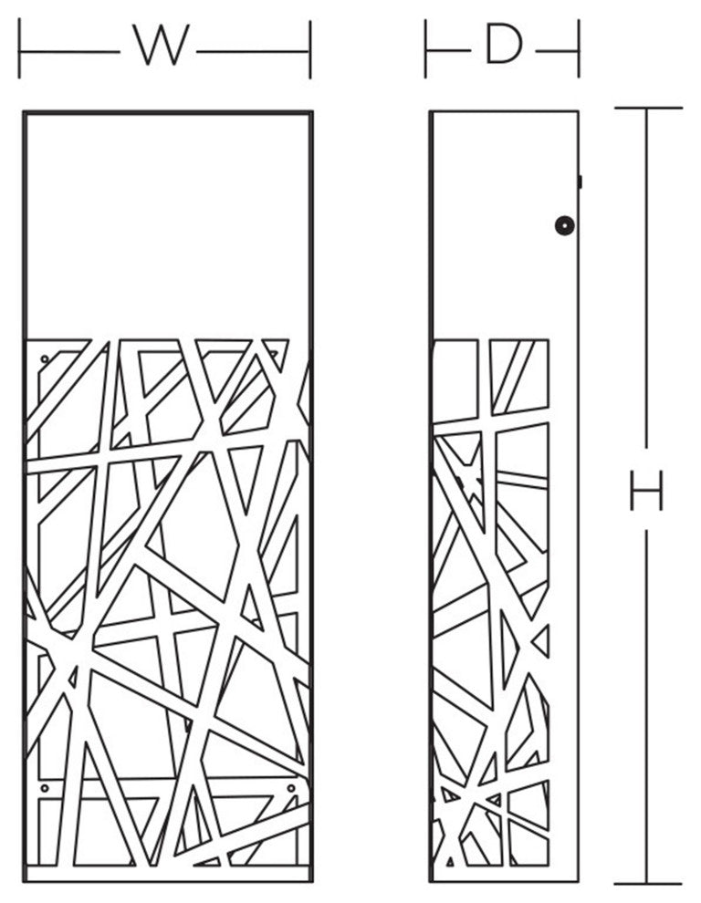 Boon LED Outdoor Sconce, Black