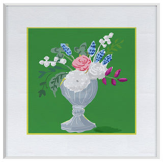 Vase 4 Fine Art Print, white, 50"x50"