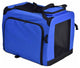 Hounda Accordion Collapsible Dual-Sided Expandable Pet Crate, Blue, Large