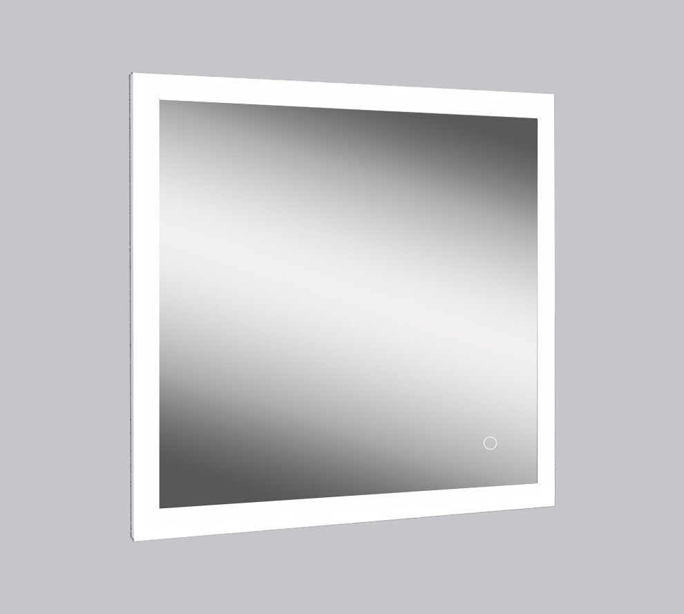 Asher Square Frameless LED Mirror