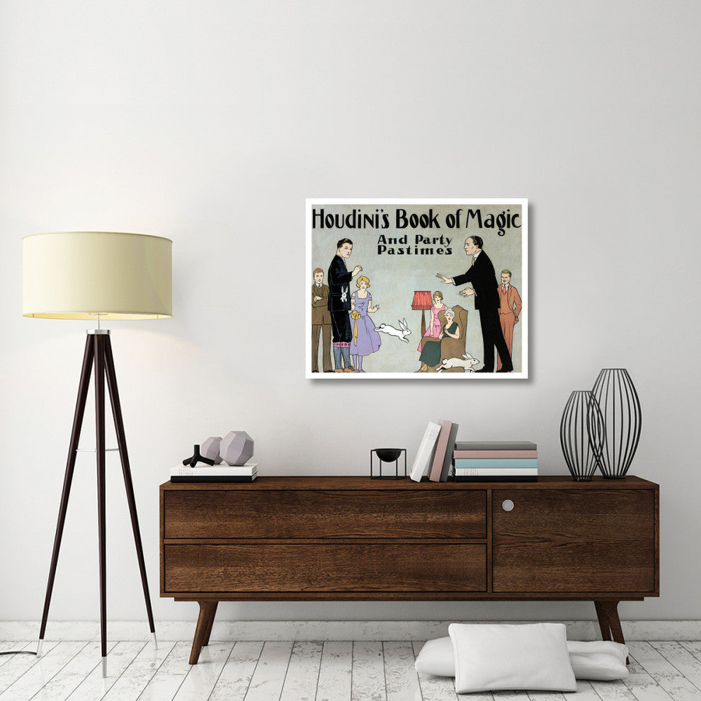 "Houdini's Book of Magic and Party Pastimes" Print by Harry Houdini, 38"x31"
