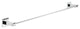 Wall Mounted 25" Chromed Bathroom Towel Bar