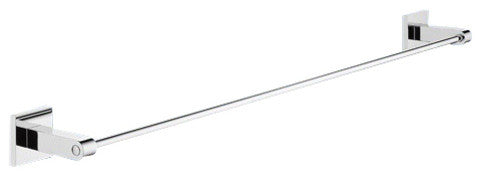 Wall Mounted 25" Chromed Bathroom Towel Bar