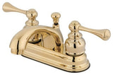 Two Handle 4" Centerset Lavatory Faucet with Retail Pop-up KB3602BL