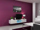 Rigo Glass Tv Stand, White