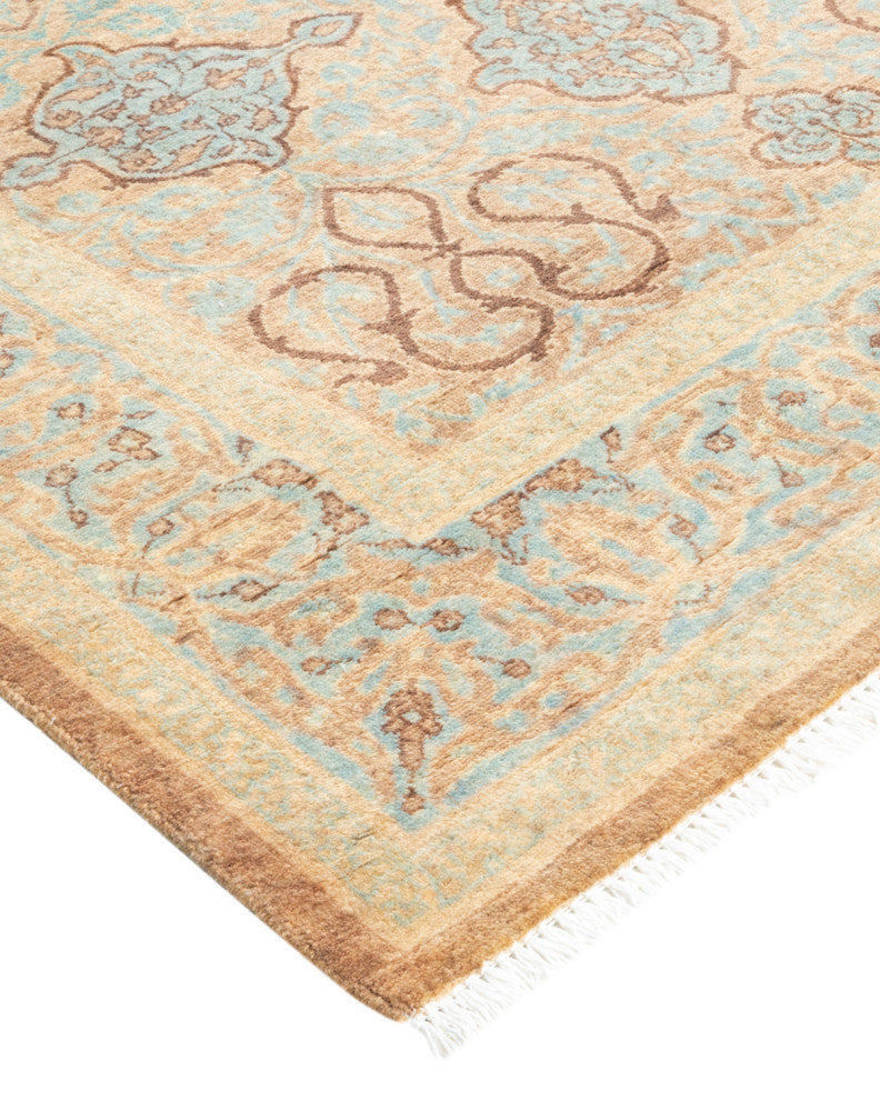 Ujjain, One-of-a-Kind Hand-Knotted Area Rug Brown, 3'0"x9'1"