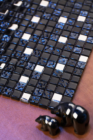 Mesh Pess/Diamond Mosaic, 12"x12" Sheets, Set of 10