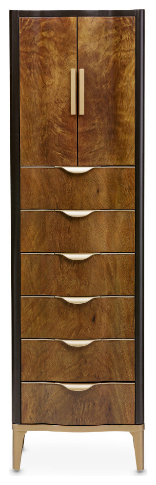 Malibu Crest Swivel Lingerie Chest - Crotch Mahogany