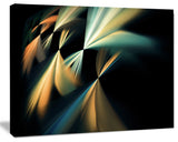Floating Abstract Fractal Designs, Abstract Art on Canvas, 40x30