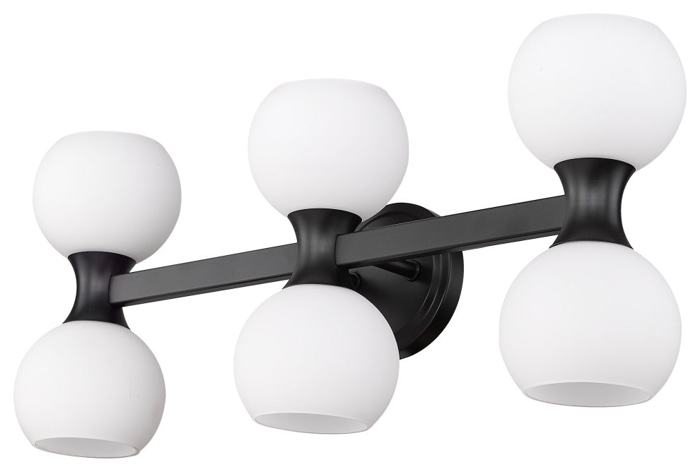 Z-LITE 6-Light Vanity, Matte Black