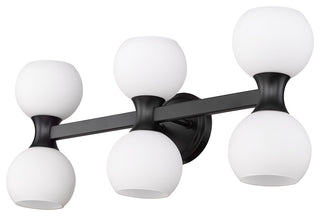 Z-LITE 6-Light Vanity, Matte Black