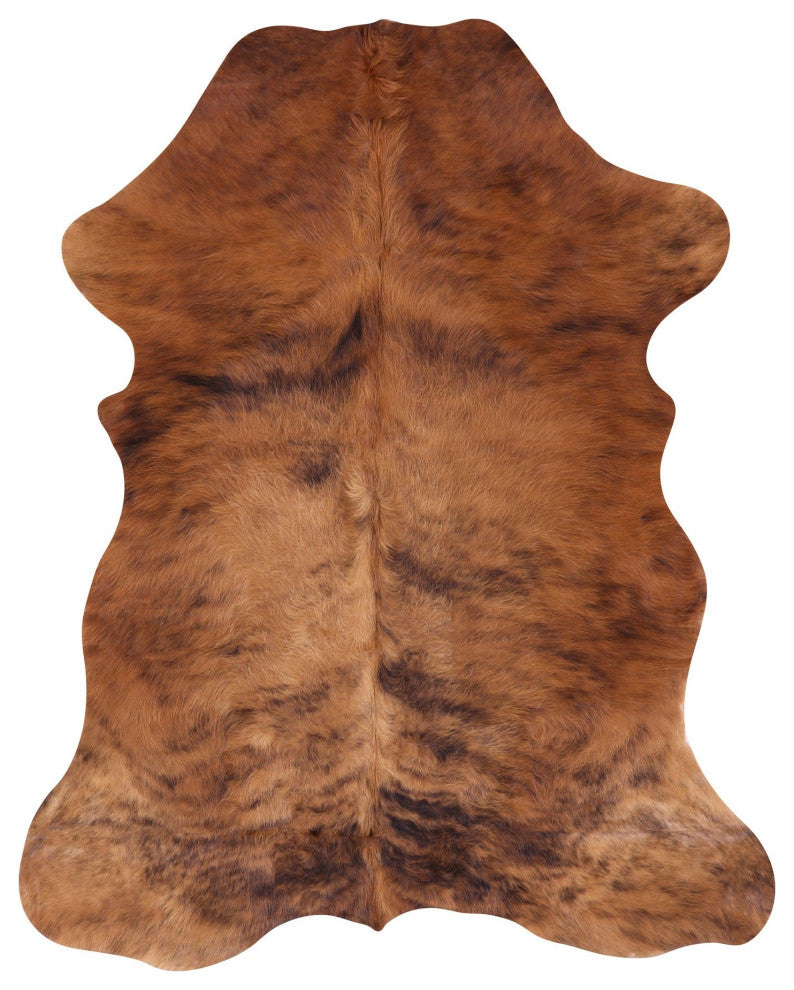 6' 2" X 5' 2" Natural Cowhide Rug C2318