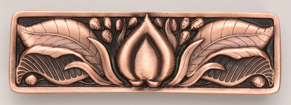 Hope Blossom Pull Antique Brass, Antique Copper