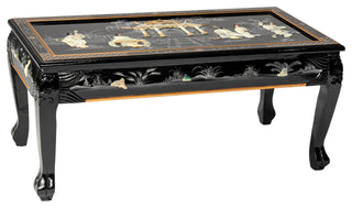 Black Lacquer Coffee Table Royal Ladies