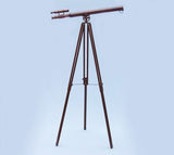 Floor Standing Antique Copper Griffith Astro Telescope 64'', Vintage Telescope