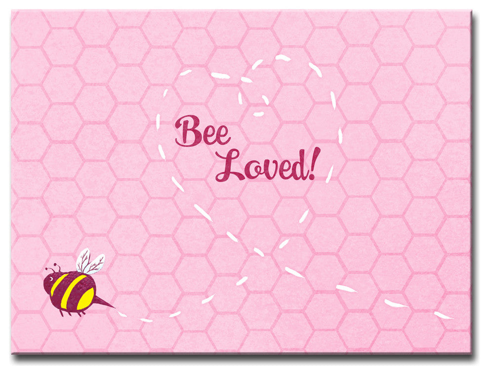 Ready2HangArt 'Bee Loved' Canvas Art, (S) 16" Hx20" W