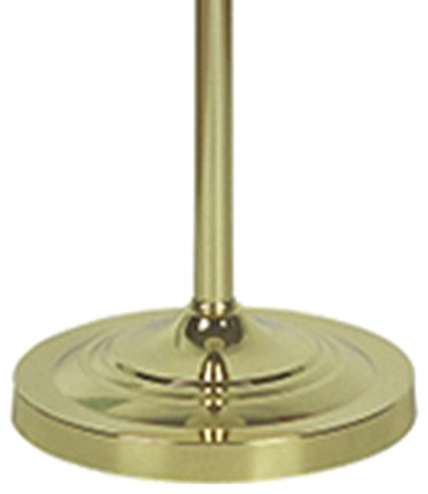 Benzara BM240907 Stalk Design Metal Floor Lamp With Fabric Pleated Shade, Cream