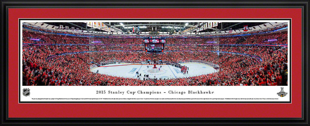 2015 Stanley Cup Champions, Chicago Blackhawks, Deluxe Frame