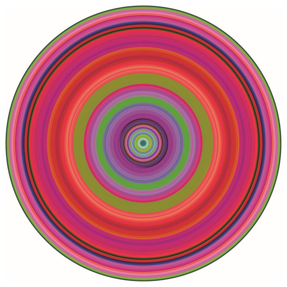 Gradient Plexiglass Art Print | Andrew Martin Circle Tip 1, 47" X 47"