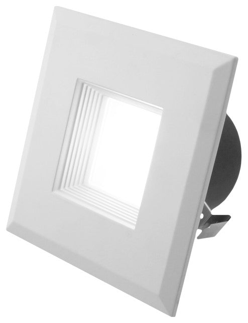DQR Series 3 in. White Square LED Recessed Downlight in 3000K