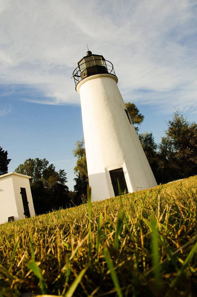 Turkey Point Lighthouse Landscape Photo Unframed Wall Art Print, 24" X 36"