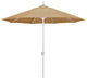 9' Aluminum Umbrella Push Tilt, Sunbrella, Linen Sesame