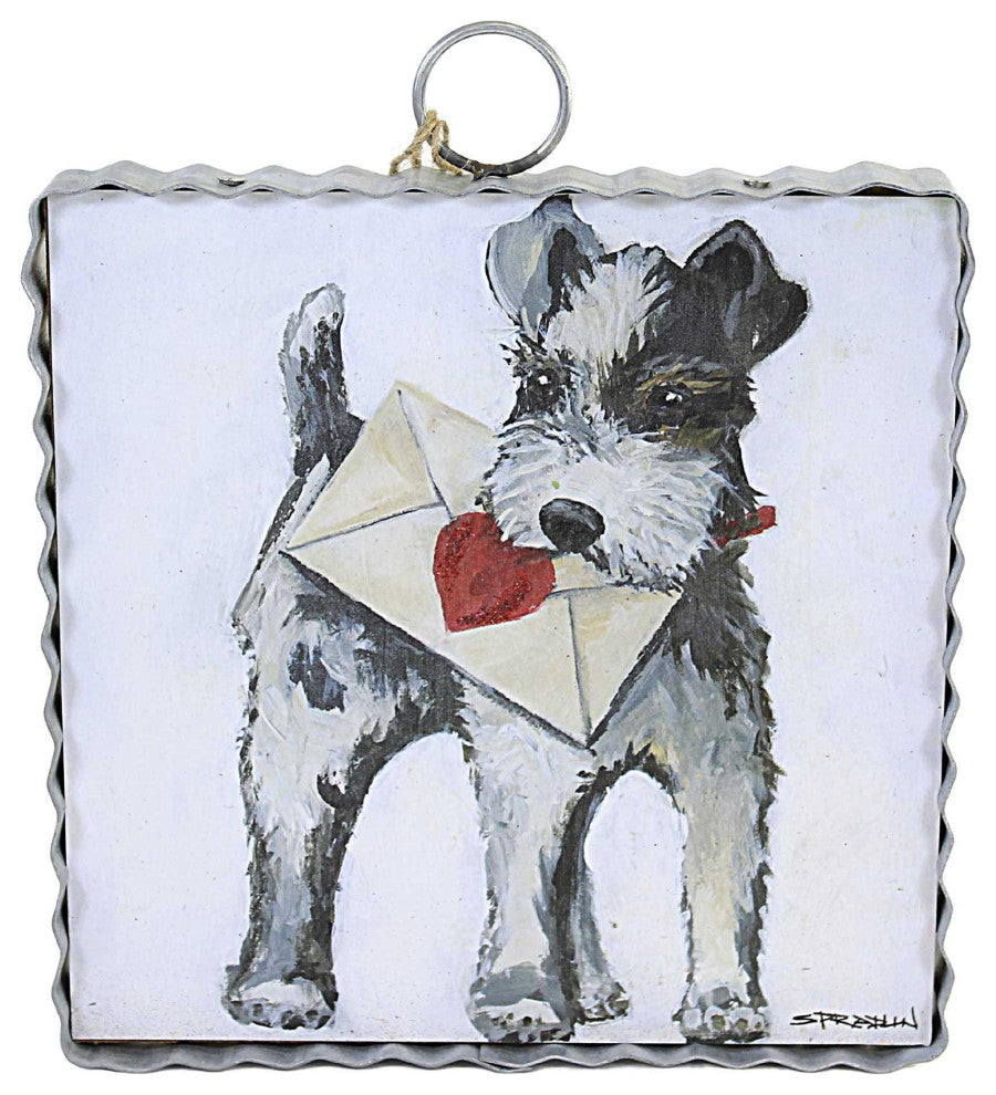 Round Top Collection Mini Gallery Special Delivery Wood Valentine's Day V21030