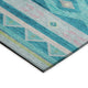 Indoor/Outdoor Phoenix PH3 Teal Machine Washable 1'8" x 2'6" Rug