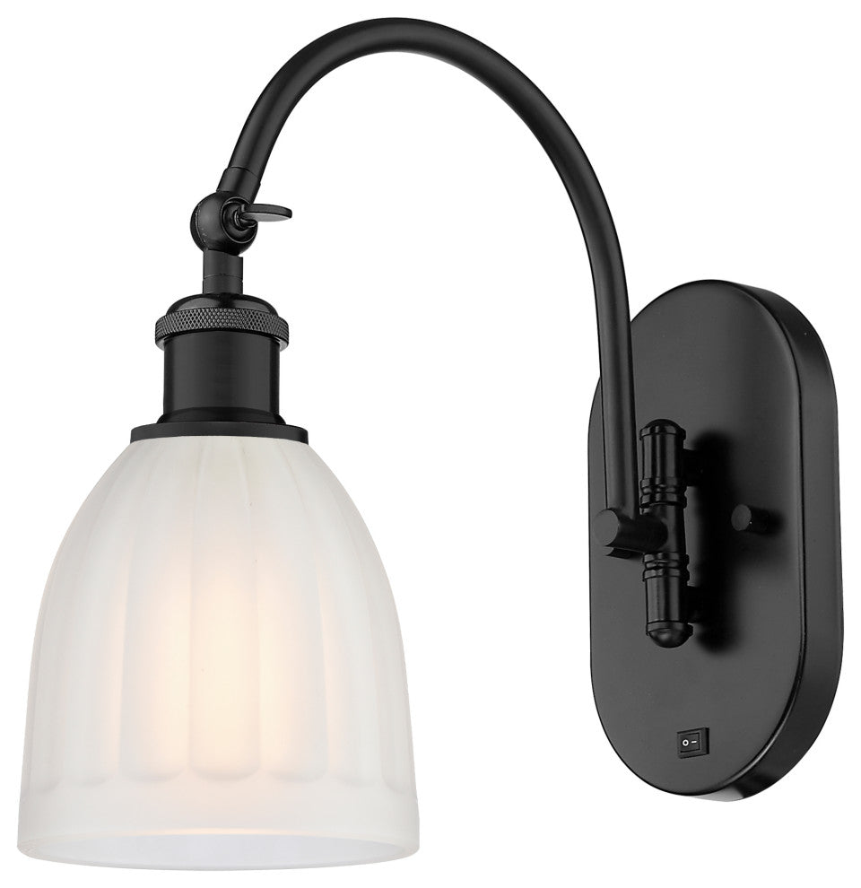 Innovations 518-1W-BK-G441-LED 1-Light Sconce, Matte Black