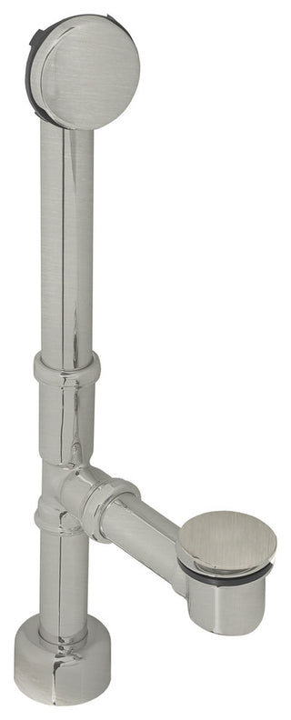 Wing Nut Large Kitchen Strainer With InSinkErator Disposal Flange & Stopper, Satin Nickel