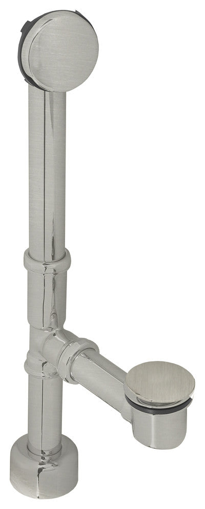 Wing Nut Large Kitchen Strainer With InSinkErator Disposal Flange & Stopper, Satin Nickel
