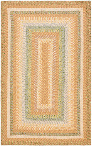 Safavieh Braided Brd314A Rug, Tan/Multi, 6'0"x6'0" Round