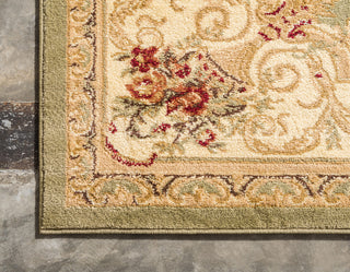 Unique Loom Brown Henry Versailles 6' 0 x 6' 0 Square Rug