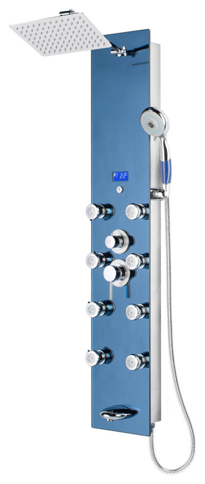 Blue Ocean 52"? Stainless Steel SPS392H Shower Panel