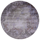 Ahgly Company Indoor Round Mid-Century Modern Area Rugs, 8' Round