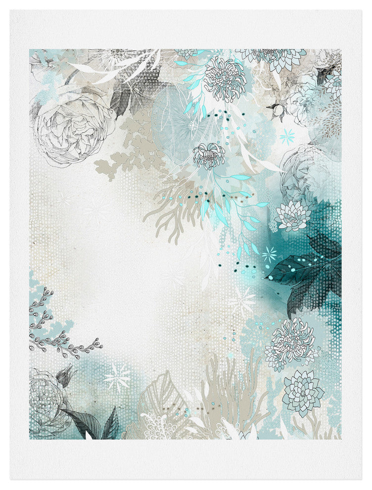 Deny Designs Iveta Abolina Seafoam Art Print