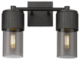 Innovations Bolivar 2 14" Bath Vanity-Light Matte Black