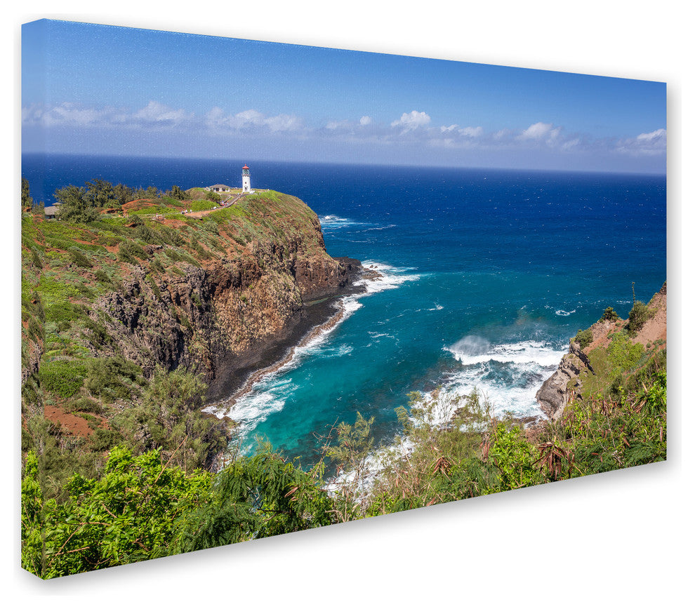 Pierre Leclerc 'Kilauea Lighthouse' Canvas Art, 32x22