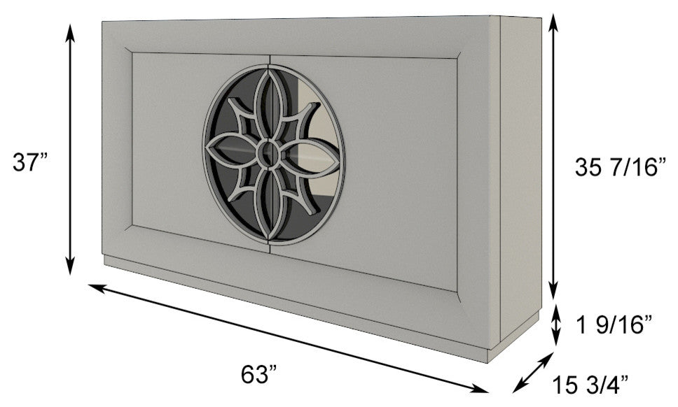Saphire A07 Sideboard, Matt, With Drawers